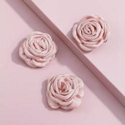 Hårspänne rosa rosor 3 pack bal bröllop