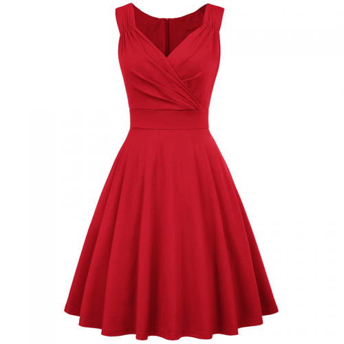 Röd klänning Marilyn