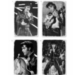 Plåtskylt Elvis Presley svartvita motiv 50 tal retro