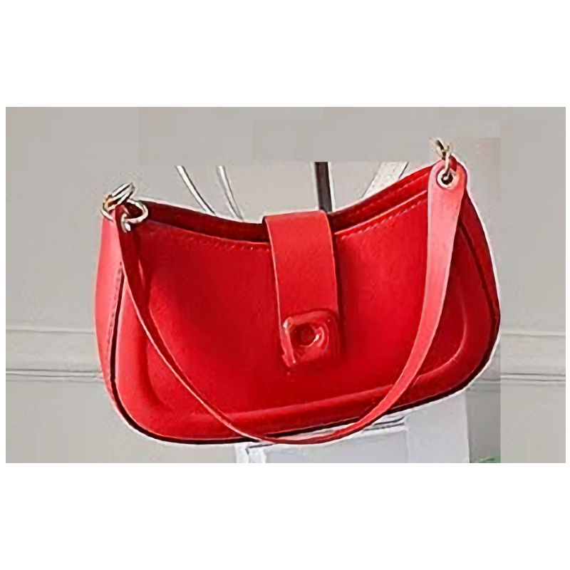 Röd retro handväska