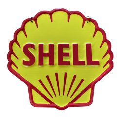 Plåtskylt klassisk Shell 50 tal retro