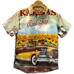 Herrskjorta Kansas road trip sval sommarskjorta