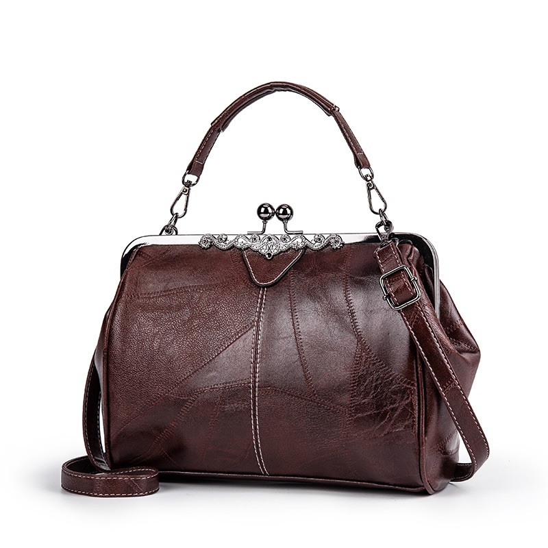 Brun vintage inspirerad handväska